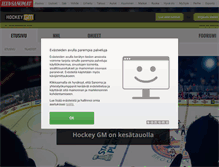 Tablet Screenshot of hockeygm.fi